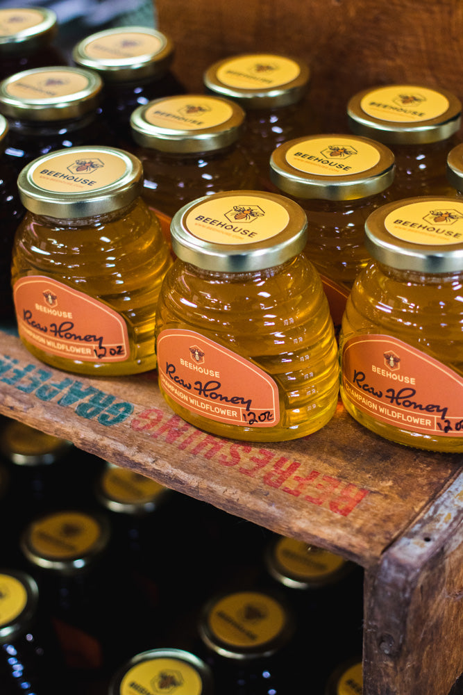 Champaign Wildflower: Raw Honey 12 oz