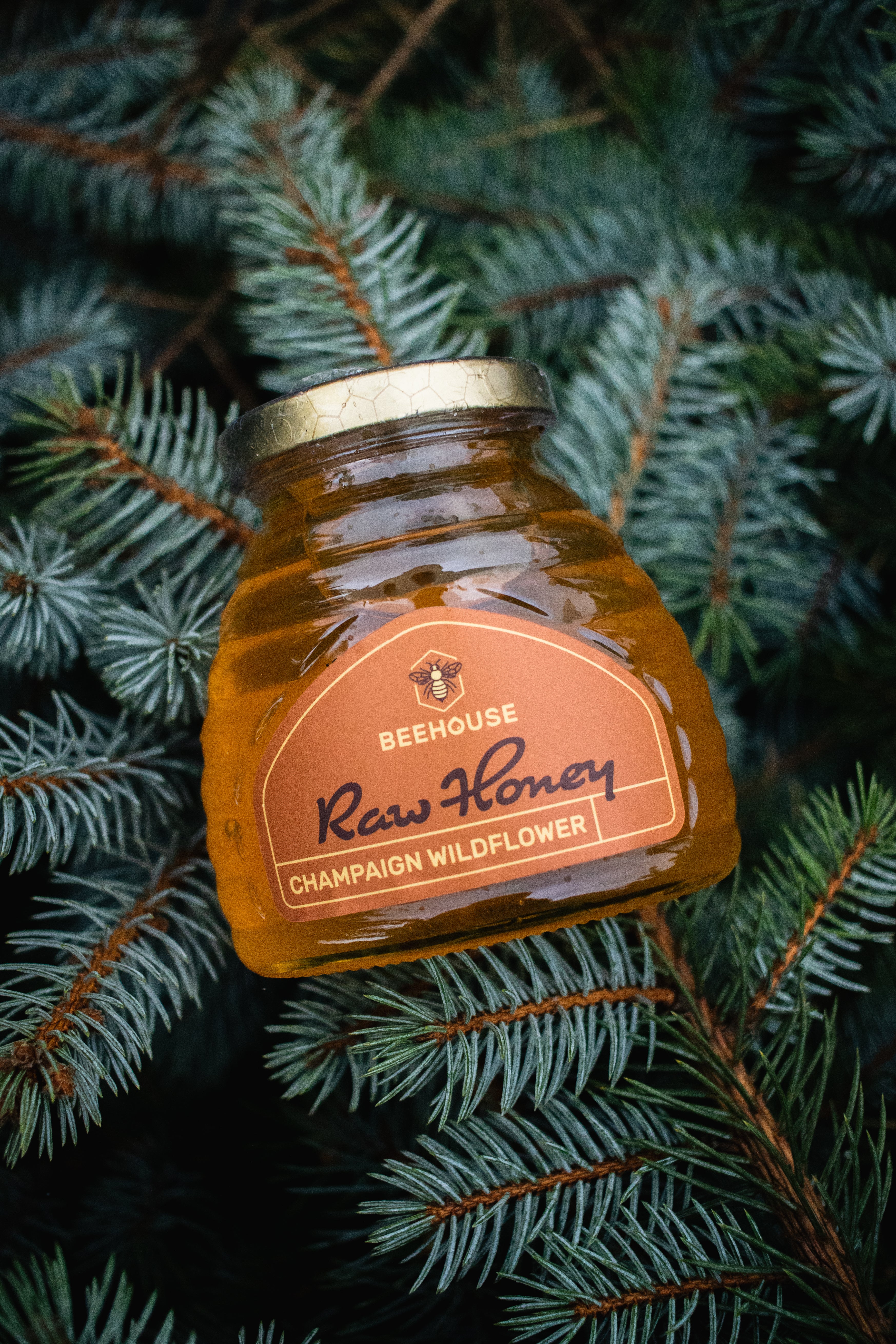 Champaign Wildflower: Raw Honey 12 oz